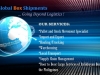 Global Box Shipments Line of Services